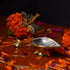 Pure Silver Deepam Gold Coated Flower 11 grams